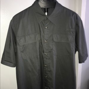 Wrangler Authentics Men's Short-Sleeve Utility Shirt